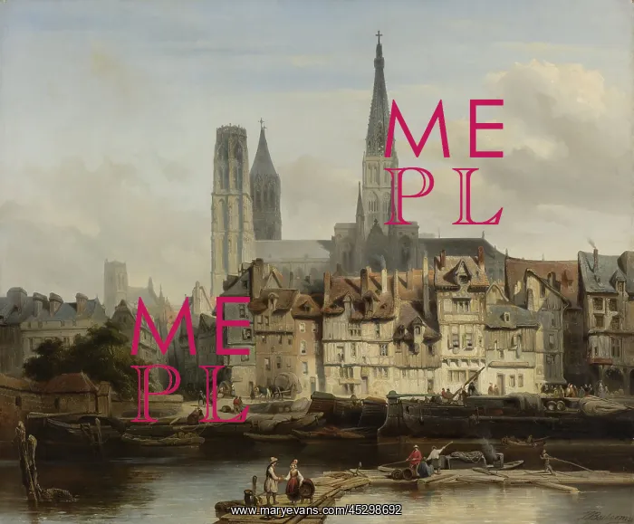 : The Quay de Paris in Rouen : The Quay de Paris in Rouen