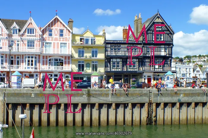 : Quayside buildings, Dartmouth, Devon : Quayside buildings, Dartmouth, Devon