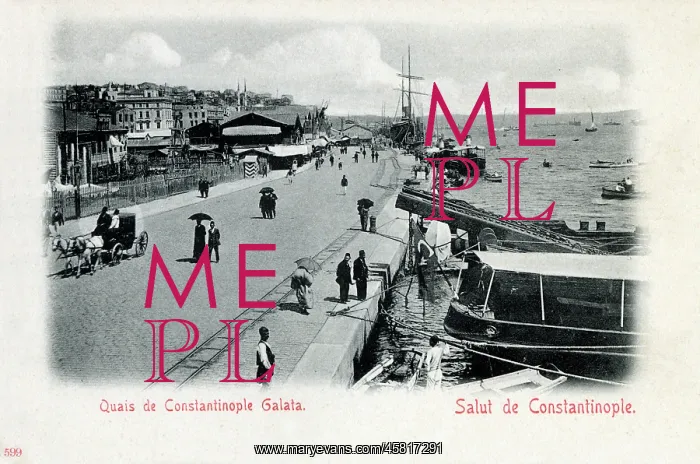  : The Quayside at Galata, Istanbul, Turkey