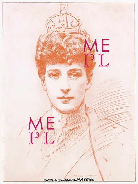 : Queen Alexandra by Harold Speed : Queen Alexandra by Harold Speed