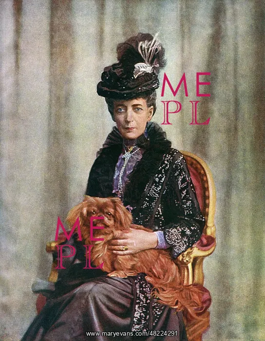 : Queen Alexandra, Queen Mother, at Sandringham : Queen Alexandra, Queen Mother, at Sandringham