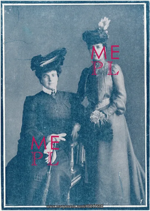 : Queen Amelie with Queen Alexandra : Queen Amelie with Queen Alexandra