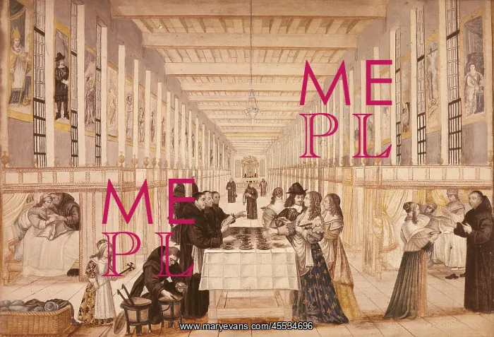 : Queen Anne of Austria visiting the nursery in : Queen Anne of Austria visiting the nursery in