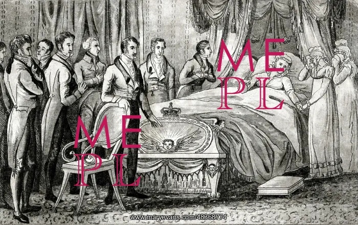  : Queen Caroline of Brunswick on her deathbed