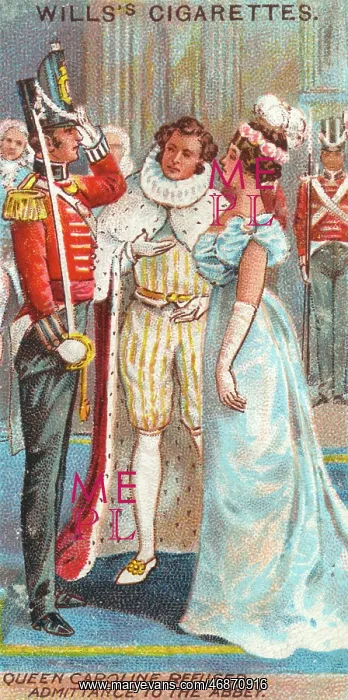 : Queen Caroline refused admittance to Abbey : Queen Caroline refused admittance to Abbey