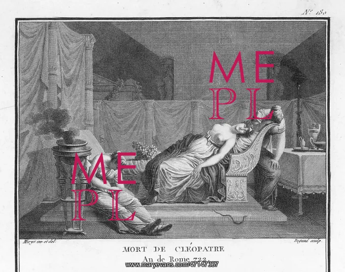 : Queen Cleopatra VII committing suicide