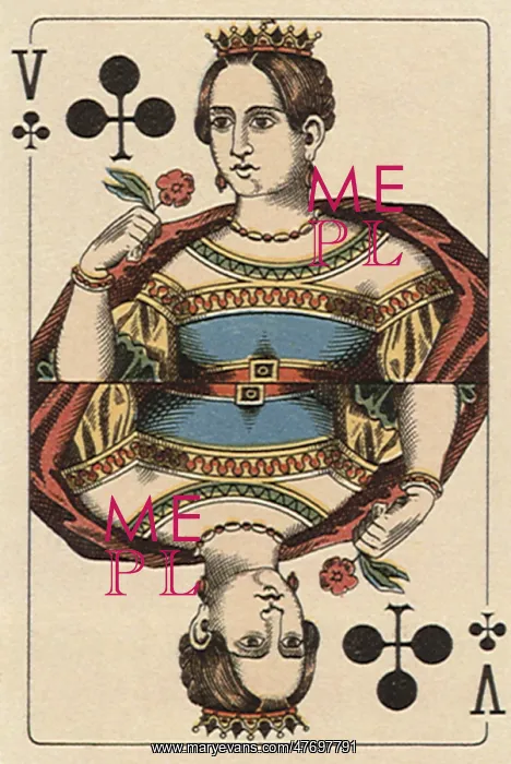  : Queen of Clubs Card