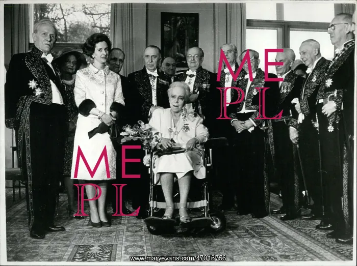 : Queen Elizabeth of Belgium at a reception : Queen Elizabeth of Belgium at a reception