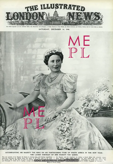 : Queen Elizabeth consort 1946 : Queen Elizabeth consort 1946