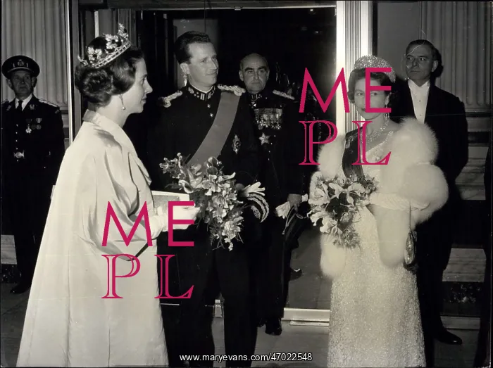  : Queen Elizabeth II and Belgian royalty