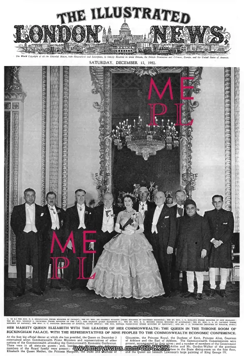 : Queen Elizabeth II with leaders of the Commonwealth : Queen Elizabeth II with leaders of the Commonwealth