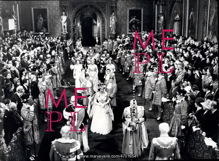 : Queen Elizabeth II at opening of Parliament : Queen Elizabeth II at opening of Parliament