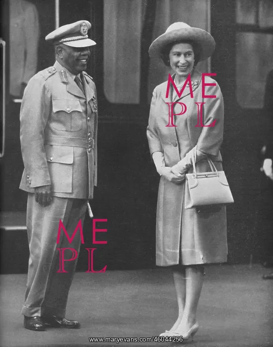 : Queen Elizabeth II & President Ibrahim Abboud : Queen Elizabeth II & President Ibrahim Abboud