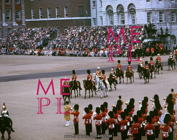 : Queen Elizabeth II at the Trooping of the Colour, London : Queen Elizabeth II at the Trooping of the Colour, London