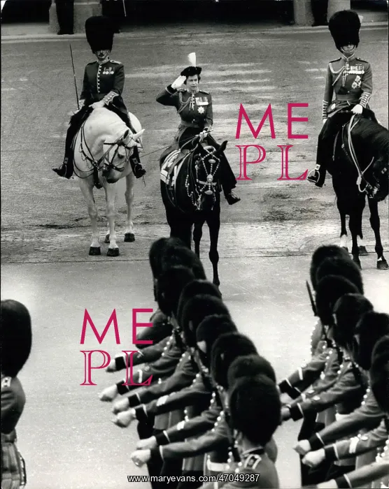: Queen Elizabeth II, Trooping of the Colour, London : Queen Elizabeth II, Trooping of the Colour, London