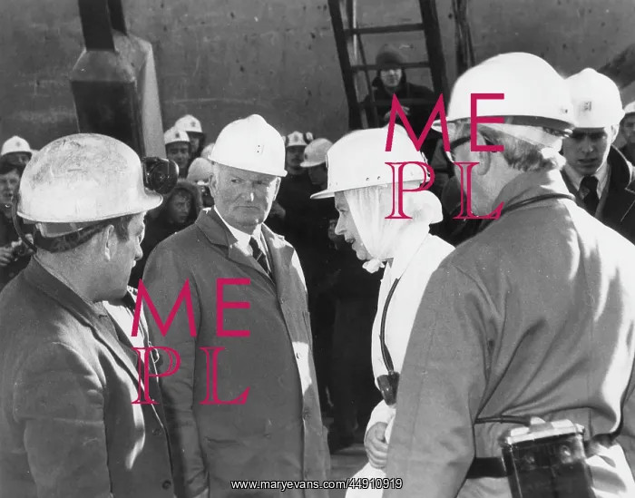  : Queen Elizabeth II visiting Geevor Tin Mine, Cornwall