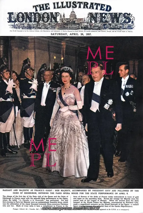 : Queen Elizabeth in Paris : Queen Elizabeth in Paris