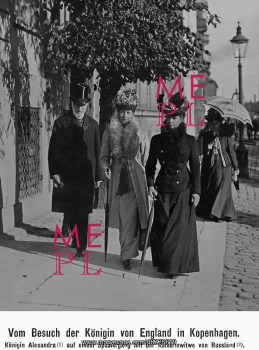 : The Queen of England in Copenhagen, 1909 : The Queen of England in Copenhagen, 1909