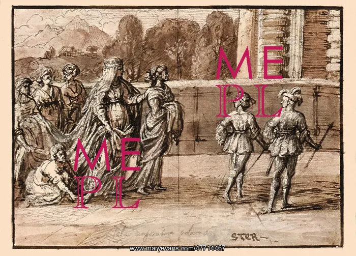 : Queen Esther, by Claude Lorrain : Queen Esther, by Claude Lorrain