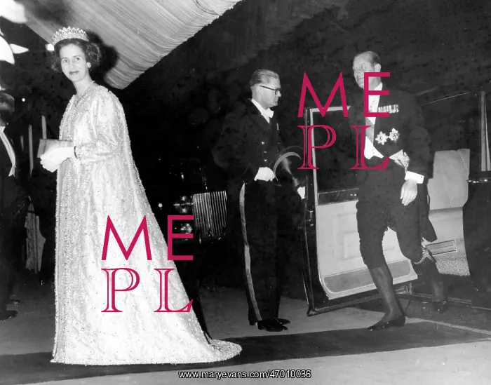 : Queen Fabiola of Belgium and Duke of Edinburgh : Queen Fabiola of Belgium and Duke of Edinburgh