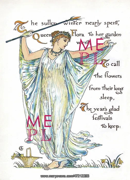 : Queen Flora calls to the flowers : Queen Flora calls to the flowers