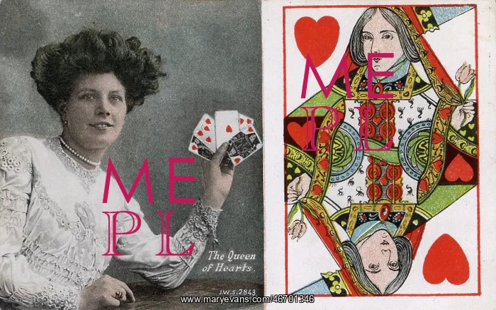  : The Queen of Hearts - Holding a Royal Flush