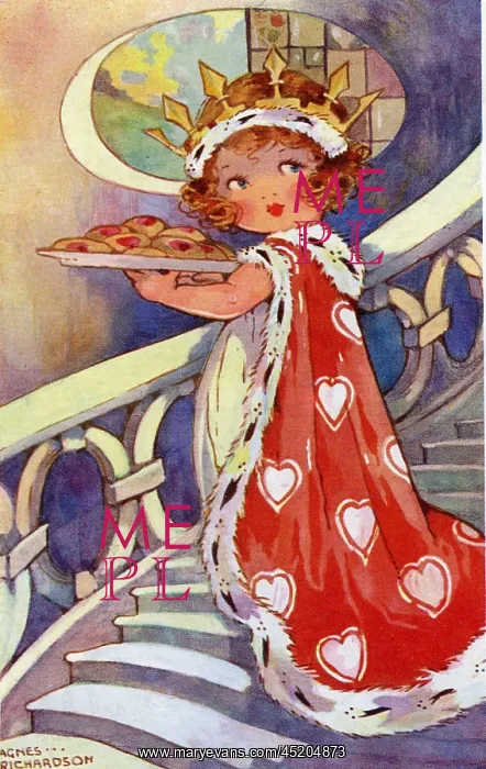 : The Queen of Hearts she made some tarts : The Queen of Hearts she made some tarts