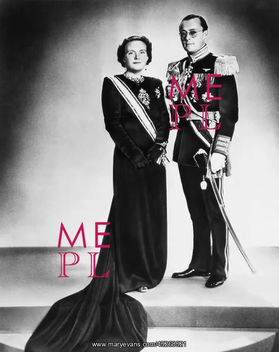 : Queen Juliana of the Netherlands and her consort : Queen Juliana of the Netherlands and her consort