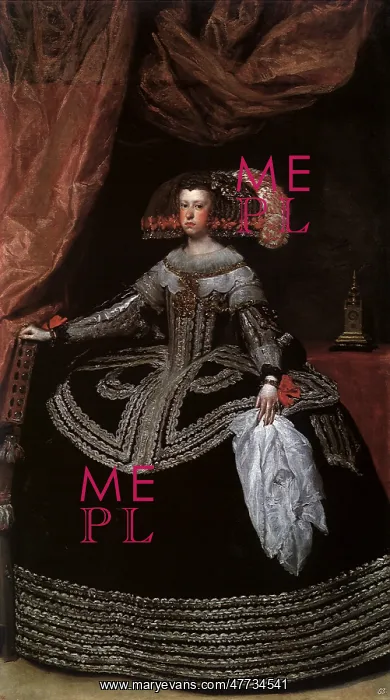 : Queen Mariana of Austria, by Velazquez : Queen Mariana of Austria, by Velazquez