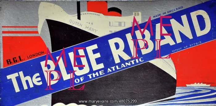 : Queen Mary, The Blue Riband of the Atlantic : Queen Mary, The Blue Riband of the Atlantic