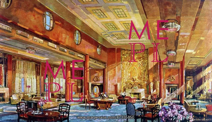 : The Queen Mary Cabin Lounge on the ship : The Queen Mary Cabin Lounge on the ship