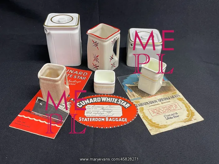 : Queen Mary and other Cunard assorted items : Queen Mary and other Cunard assorted items