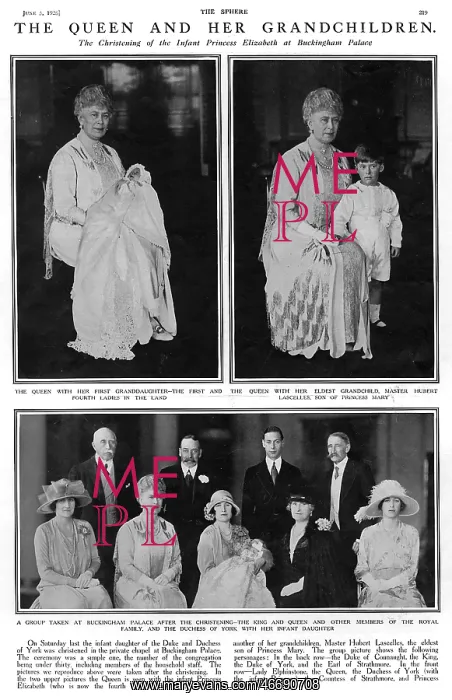 : Queen Mary and her grandchildren : Queen Mary and her grandchildren
