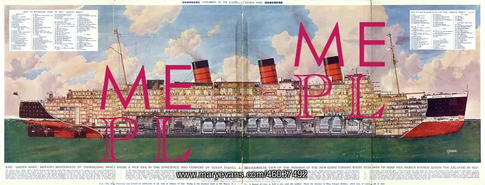 : The Queen Mary liner : The Queen Mary liner