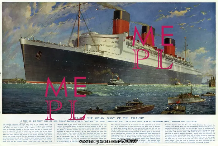 : Queen Mary Ocean Liner : Queen Mary Ocean Liner
