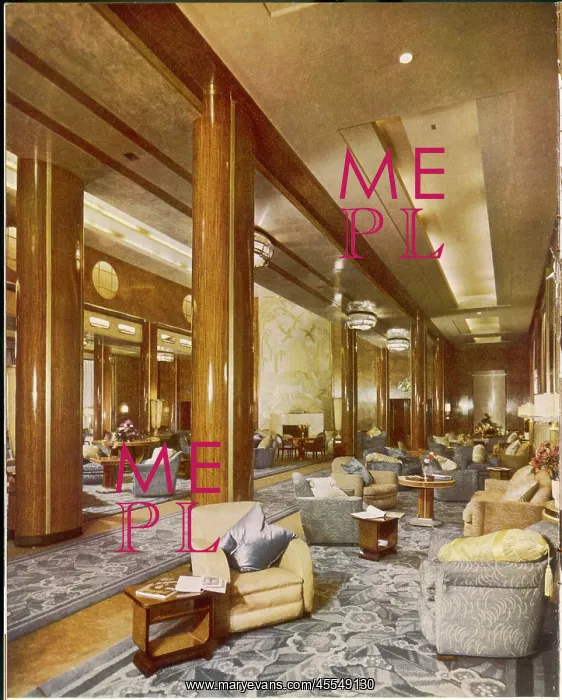 : Queen Mary Ocean Liner, main lounge : Queen Mary Ocean Liner, main lounge