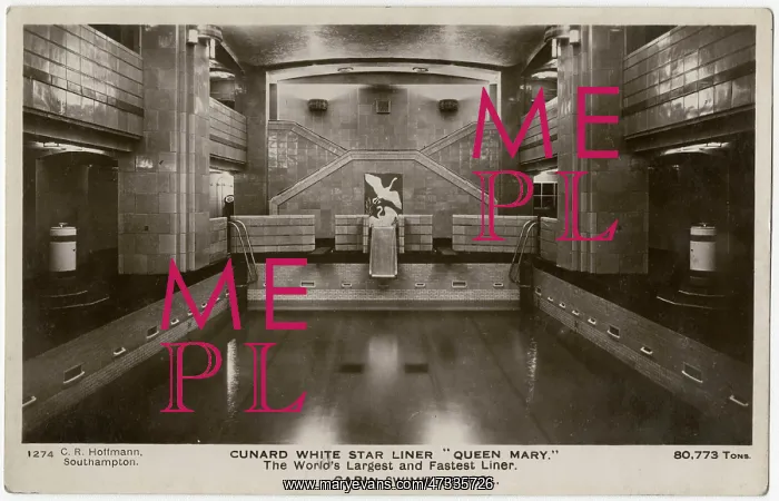: Queen Mary Ocean Liner, swimming pool : Queen Mary Ocean Liner, swimming pool