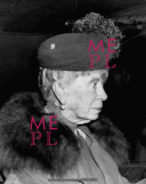 : Queen Mary in old age : Queen Mary in old age