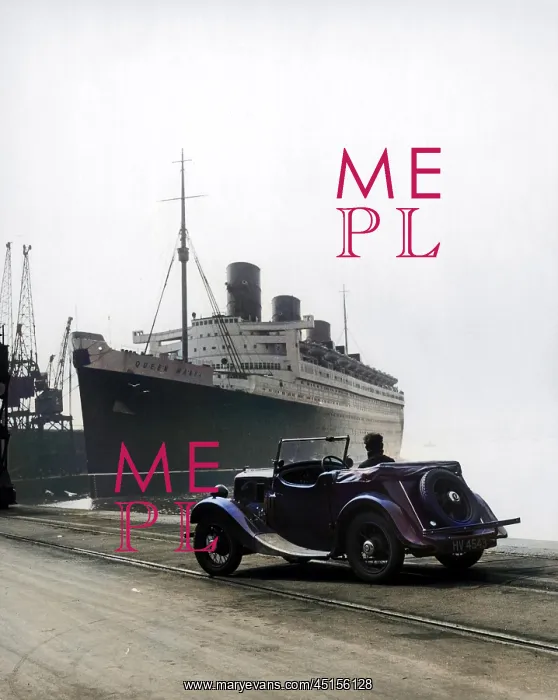 : The Queen Mary ship in the 1930s : The Queen Mary ship in the 1930s