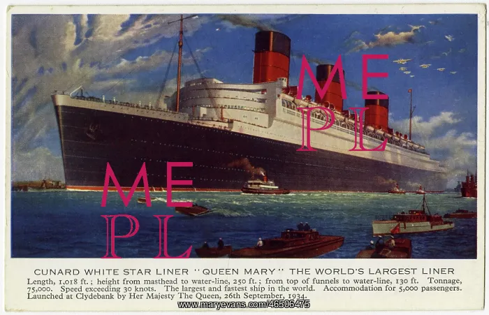 : Queen Mary ship : Queen Mary ship