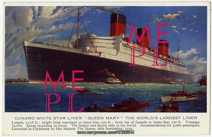 : Queen Mary ship : Queen Mary ship