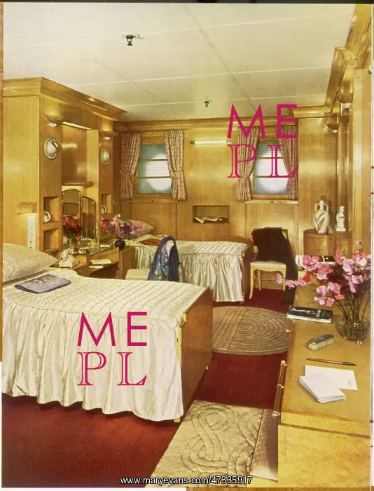  : A Queen Mary Stateroom on the ship