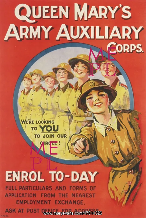 : QUEEN MARY'S ARMY AUX : QUEEN MARY'S ARMY AUX