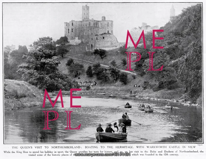  : Queen Mary's visit to Northumberland