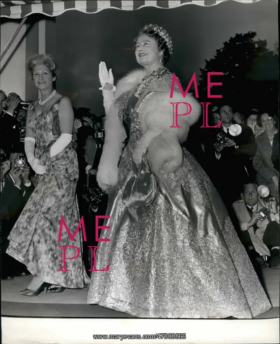 : Queen Mother at Belgian Embassy : Queen Mother at Belgian Embassy