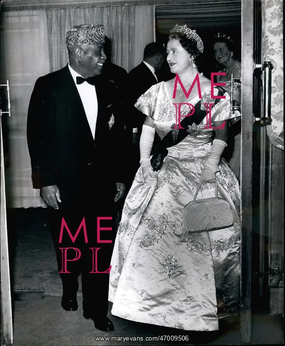 : Queen Mother and General Abboud of Sudan : Queen Mother and General Abboud of Sudan