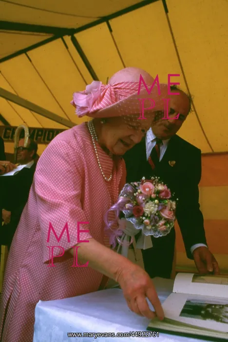 : Queen Mother at the Royal Cornwall Show, Wadebridge : Queen Mother at the Royal Cornwall Show, Wadebridge