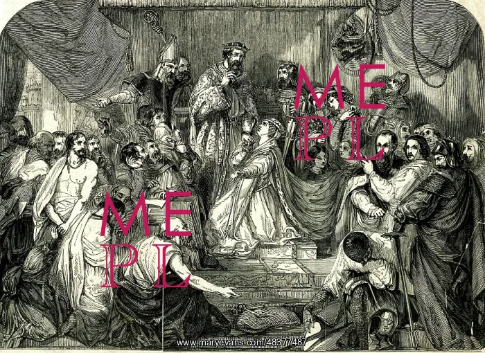 : Queen Philippa pleads for the burghers of Calais : Queen Philippa pleads for the burghers of Calais