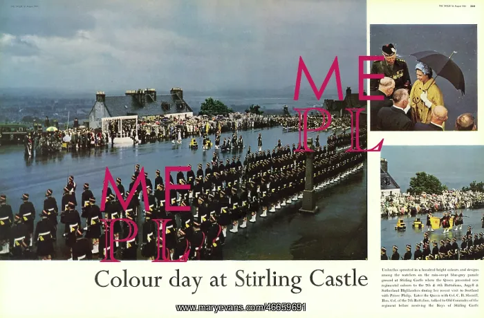 : The Queen and Prince Philip at Stirling Castle : The Queen and Prince Philip at Stirling Castle
