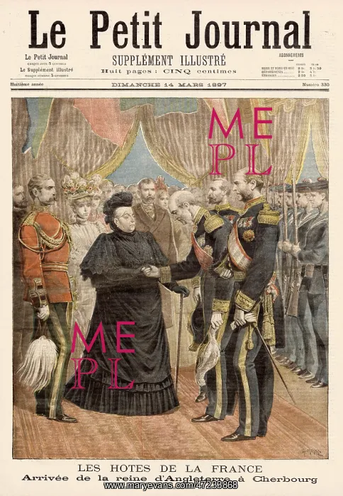 : Queen Victoria at Cherbourg : Queen Victoria at Cherbourg